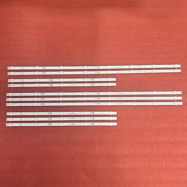 LED Baggrundsbelysningsstrimler, 780 mm længde, 486 mm længde, LED-pærer, DC-strømkilde, dæmpbar