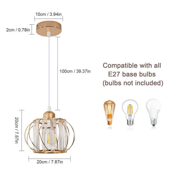 Pendellampa, Modern Design, Lätt Installation,Guld