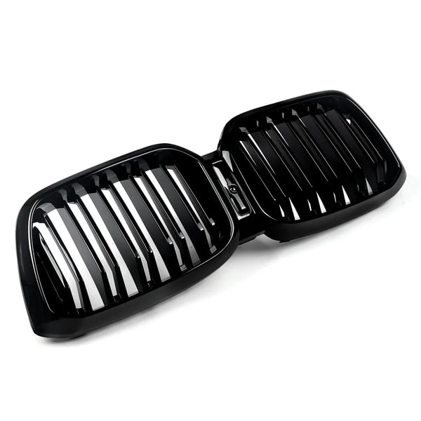 Frontbumpergrill, Holdbart ABS-materiale, Dobbeltlamel-design,som vist
