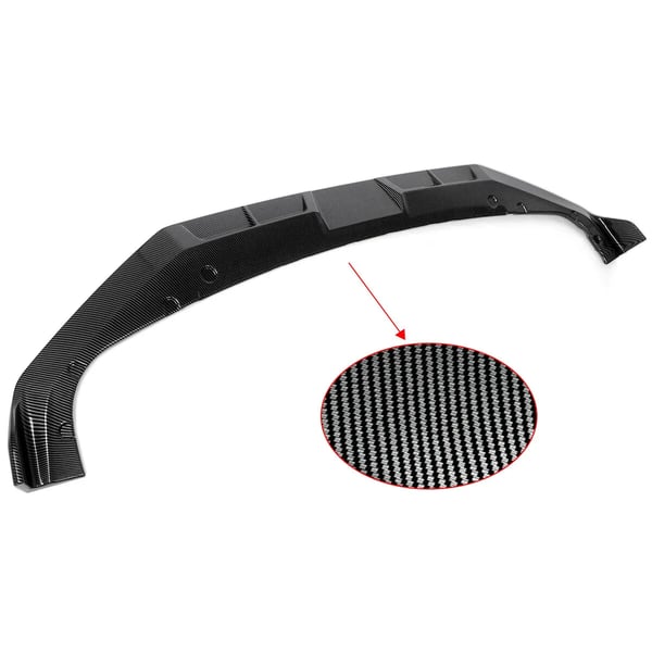 Front Bumper Spoiler, Passer til Luksus SUV F95 F96 X6M, Holdbar ABS Plast,kulstoflook