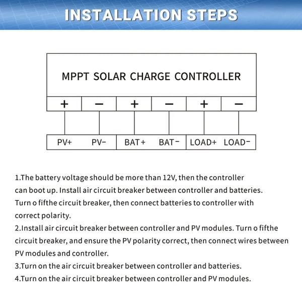Solcellelader, MPPT-teknologi, Multifunktionel LCD-skærm,60A, ANJ-48V-60A, 48 V