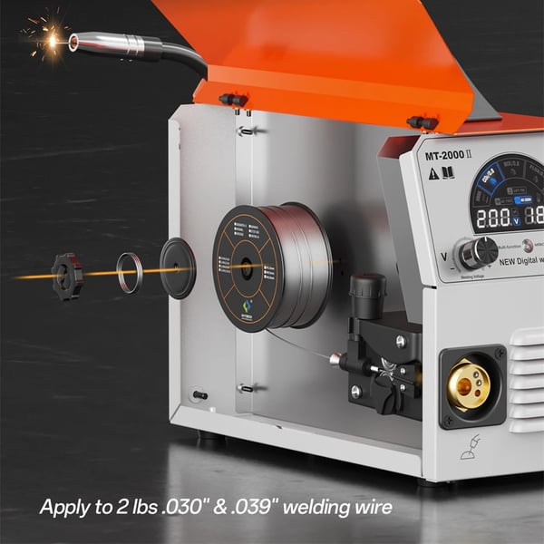 Hitsauskone, 4-in-1 Toiminnallisuus, IGBT Invertteriteknologia,MT2000II