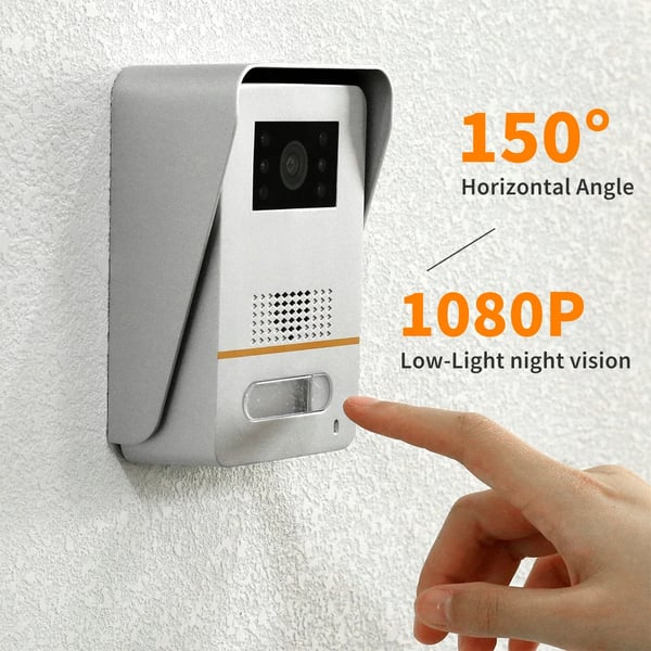 Video Dørklokke Intercom, 1080P Opløsning, WiFi Forbindelse,703HB-302