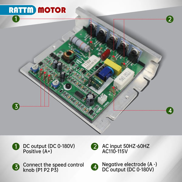 Hovedkontrolkort, PCB-materiale, Dimensioner 200mm x 150mm, Spænding 220V, Kompatibel med WM210, CD210V modeller