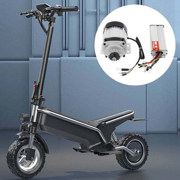 Elektrisk Tricycle Motor Kit, 750W Effekt, Børsteløs Design,Sølv