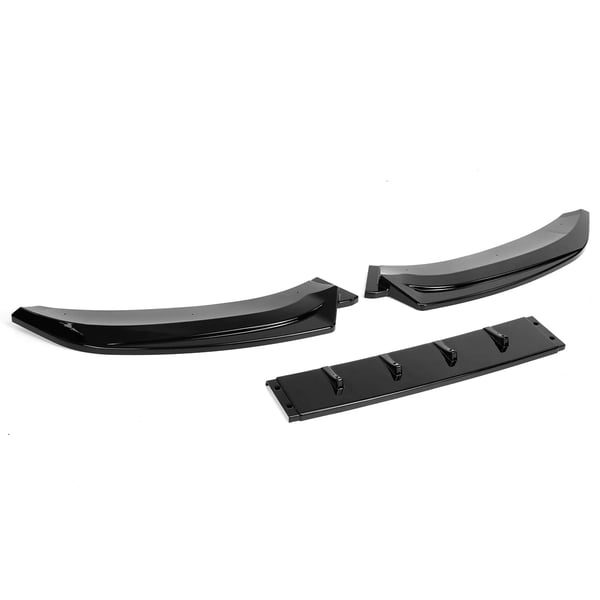 Front Bumper Lip, Højkvalitets ABS-plast, Designet til perfekt pasform, Passer til modeller 2013-2016 for Audi A4 S4 B8.5 S-Line, Letvægts