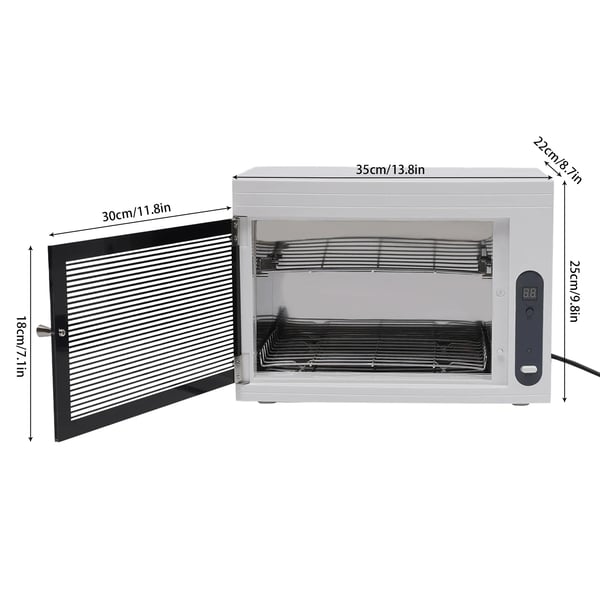 UV Sterilizer Box, 10L Kapacitet, Brugersikkerhedsfunktioner,HVID