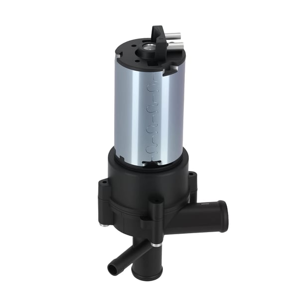 Motorvandpumpe, Elektrisk, Direkte Erstatning, Materiale: Jern og Plastik, Vægt: 450 g, Dimensioner: 17,5 cm x 11,1 cm x 7,6 cm