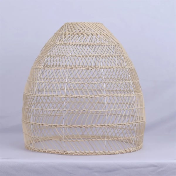 Riippuvalaisin, bambu ja rauta, LED-yhteensopiva,Dia 35CM, Ei lamppua
