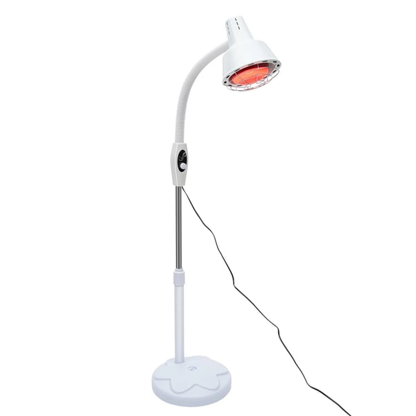 Infrarød lampe, 275 watt, 220V, 4,72 tommer pære diameter, 5,48 ft ledning længde, beskyttelsesgitter