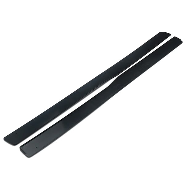 Side Skirt Extension Panel Karosserikit, ABS Plastmateriale, Blank Sort Finish, Skræddersyet Pasform til BMW F80 M3 og F82 M4,2stk