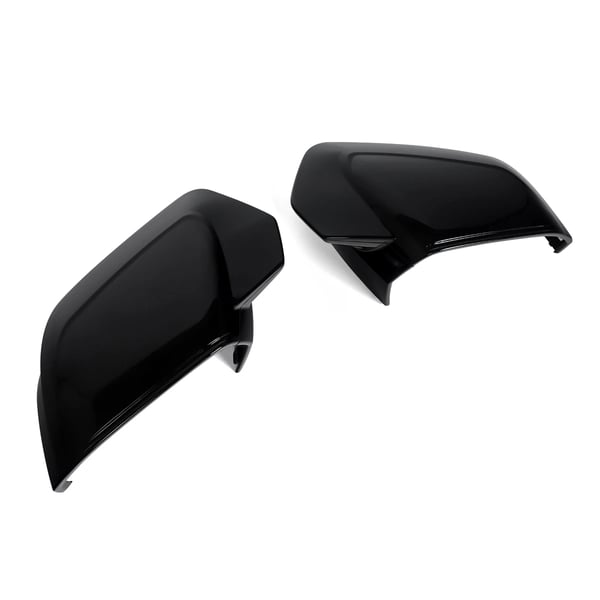 Spejlcovers, Glans Sort Finish, Passer til Luksus Elektrisk, Kompatibel med BMW Modeller G60 G68 G70, Glans Sort