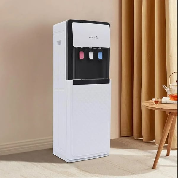 Vanddispenser, 220V, 500W varmt vand, 90W koldt vand, 5L/H varm kapacitet, gulvstående