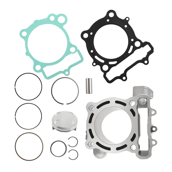 Cylinder Piston Pakning Top End Kit, Bore Størrelse 77mm, Slaglængde 53.6mm, Stift Diameter 16mm, Kompatibel med KX250F 2004-2008