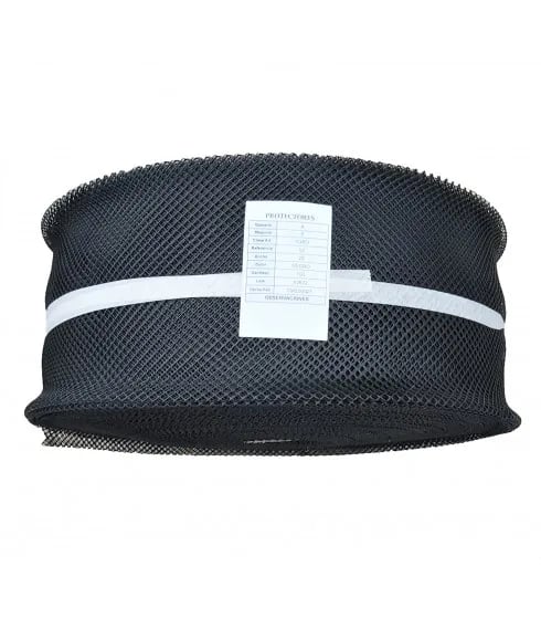 Træbeskytter, Plastnetstof, 22 cm Bredde, 100 m Længde, Tubulær Form, Sort Farve
