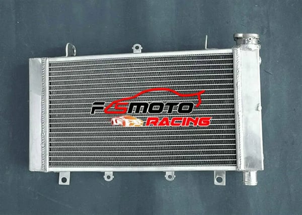 Aluminiumradiator med blæser, robust design, øget kølekapacitet, TIG-svejset konstruktion
