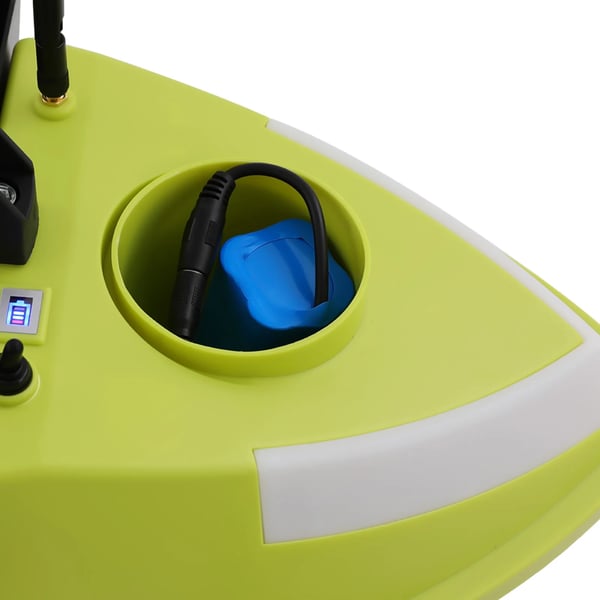 Kalastusviehevene, GPS-navigointi, LED-valaistus,Keltainen