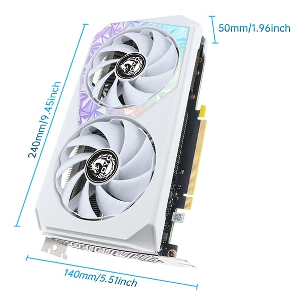 Grafikkort, 12GB Hukommelse, Understøttelse af Høj Opløsning,RTX 3060 12GB