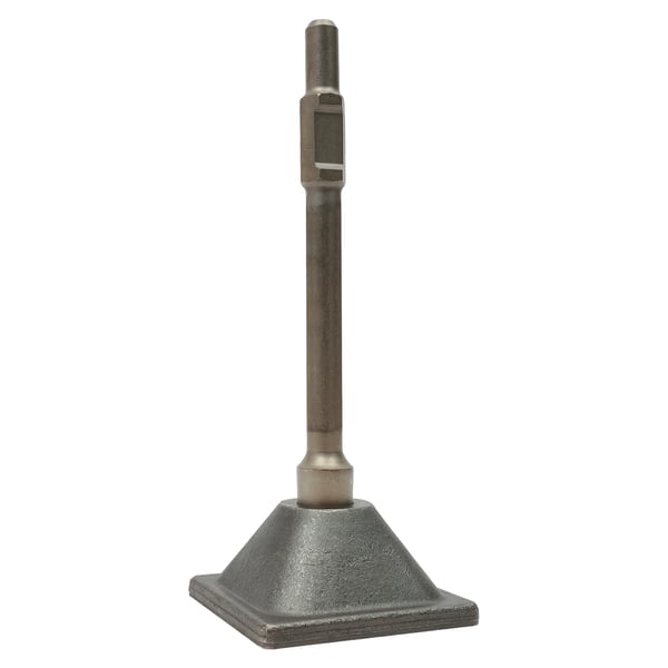 Jack Hammer Tamper, 406CR Stål, 15,24 x 15,24 x 40,64 cm, Kompatibel med Rivhammare, Högstyrka Slagmotstånd, Överlägsen Kompaktions Effektivitet