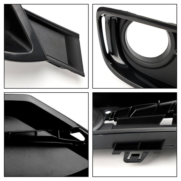 Frontstødfanger gittercovers, plast af høj kvalitet, passer til BMW 3-serie (2013-2015), direkte erstatning, inkluderer 2 dele
