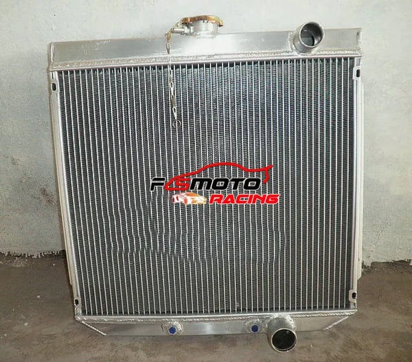 3-Række Aluminium Radiator, Kraftig Konstruktion, Øget Kølekapacitet, TIG Svejset Design