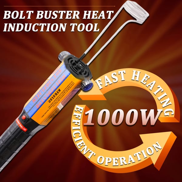 Induktionsvarmer, 1000W effekt, 8 induktionsspoler,EU stik, plus 8coils