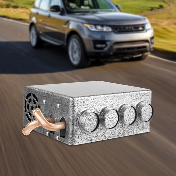 Bilvarmer, 12V Effektiv Opvarmning, Universel Kompatibilitet,GRÅ