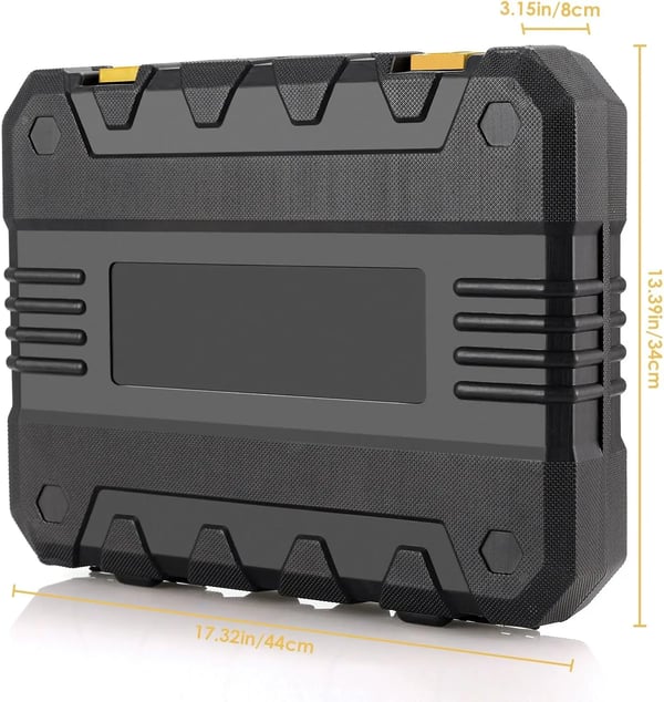 Værktøjssæt, Stål og Plastmateriale, Dimensioner 18,5 x 12,5 x 5,5 tommer, Universel Kompatibilitet, Vægt 4,5 lbs, Kombinationssæt