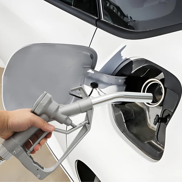 Diesel-siirtopumppu, 200W teho, 45L/min virtaus,musta