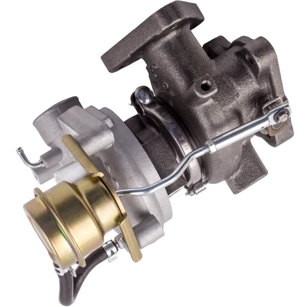 Turboahtimen TD04-12T malli, 3 pultin flangi, 4 pultin pakoventtiili, laakerityyppi, yhteensopiva 4M40 moottorin kanssa