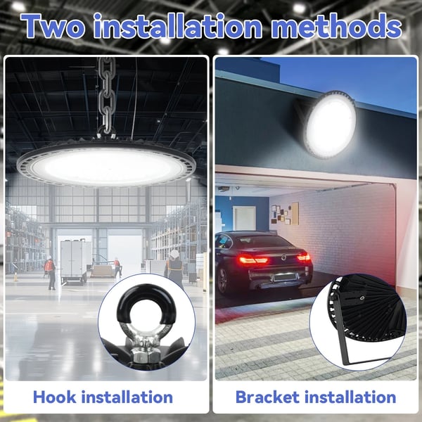 LED High Bay Light, 200W, 30.000 Lumen, Vandtæt Design,200W