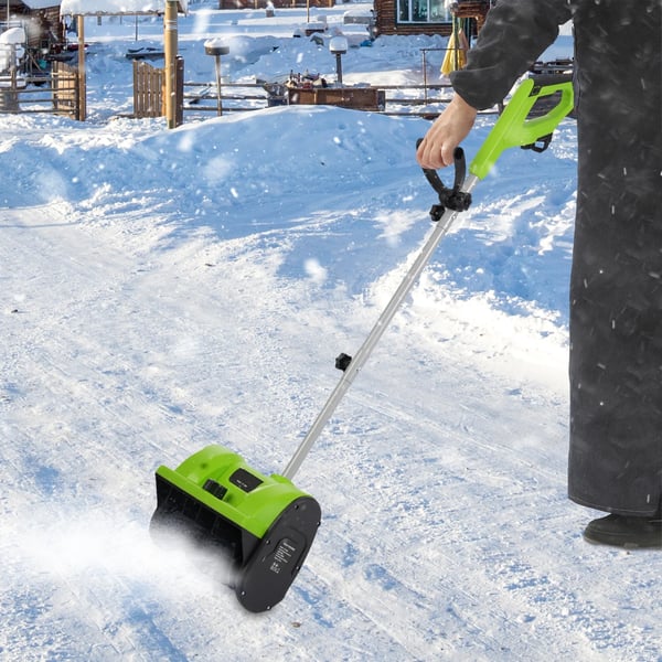 Elektrisk Sneblæser, 1200W Effekt, 30cm Ryddebredde,Elektrisk