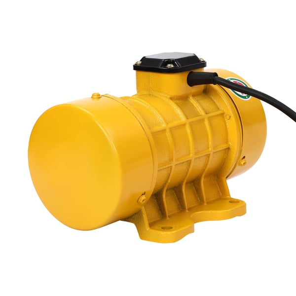 Vibrationsmotor, 250W effekt, 2840 RPM vibrationsfrekvens, støbejernshus, kompakt størrelse, letvægtsdesign