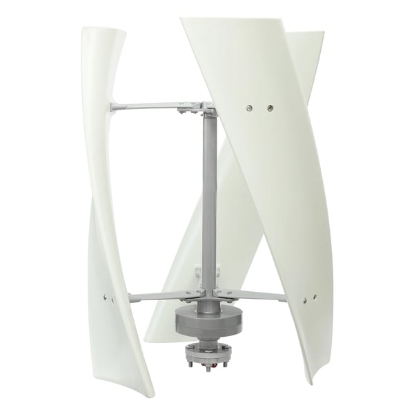Vertikal Vindmølle Generator, 100W, 12V, 3 Vifteblade, Lavt Støjniveau Design, Holdbar Konstruktion