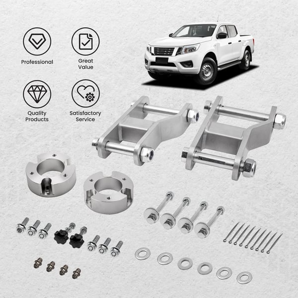 Lift Kit, T6 Billet Aluminium, 2,5" Foran, 2" Bag, Nem Installation