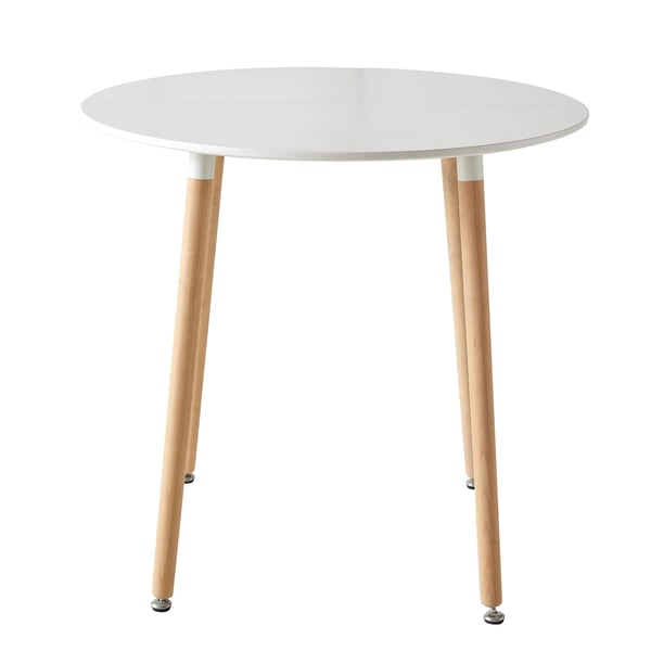 Matbord, Modern Design, Solida Bokben, Vit