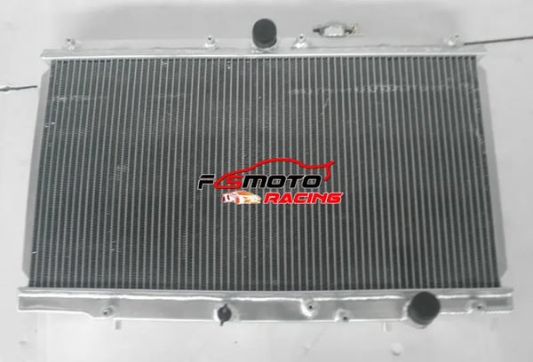 Radiator, Aluminium Materiale, Kerne Størrelse 350mm x 668mm, 2 Rækker, Øget Kølekapacitet, Kompatibilitet med Bilmodeller og Sedaner