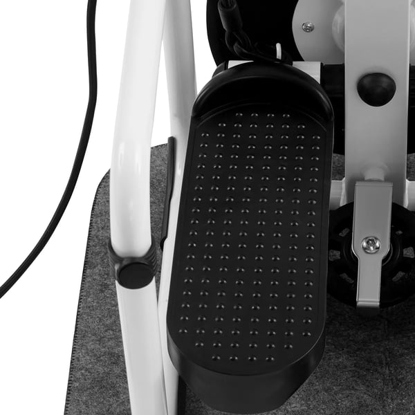Stepper, Modstandsbånd, LED-display,Sort - Hvid