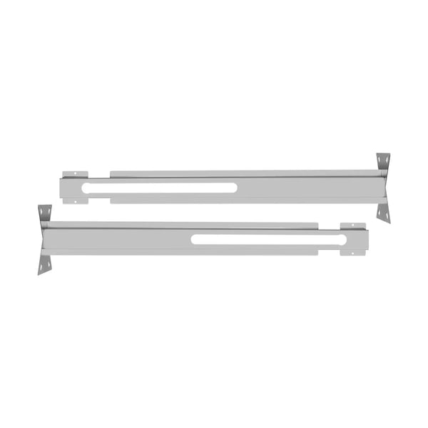 Elektrisk BBQ Rack Rotisserie, Justerbar Højde, 40kg Kapacitet,Sølv