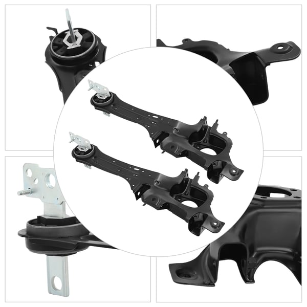 Nedre kontrolarm, holdbar jernkonstruktion, bolt-on installation,sort