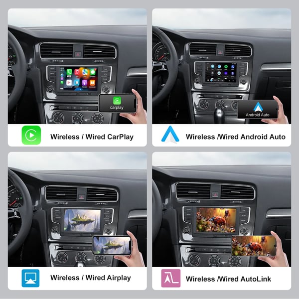 Trådløs Carplay Android Auto Modul, Kompakt Design, Nem Installation,For MIB MIB2
