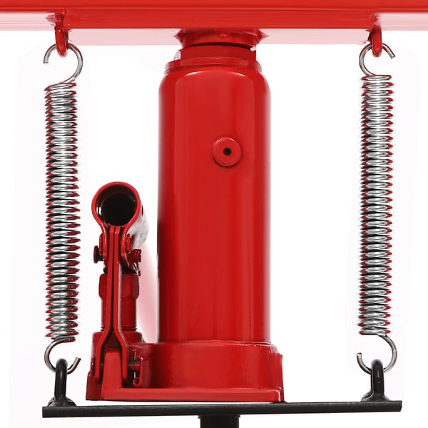 Hydraulisk Presse, Justerbar Højde, Høj Stabilitet,Rød