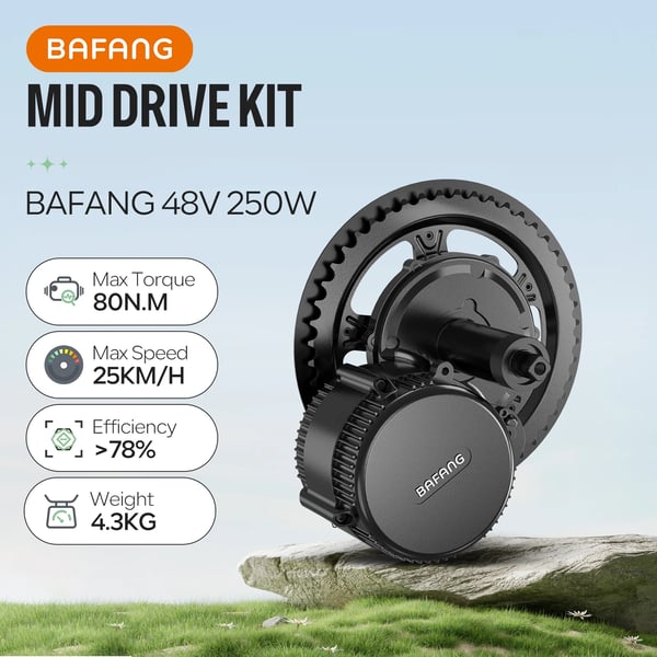 Elektriskt konverteringskit, 250W effekt, mångsidig kompatibilitet,44T Kedjehjul, För BB 68-73MM, EKD01 Bluetooth  (0-9 Pas)