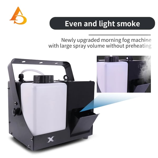 DMX Røgmaskine, 500W Effekt, Justerbar Puffafstand,220v, Eu stik