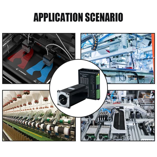 Steppermotor, 3Nm Moment, DM556 Hybrid Step Driver, 8mm