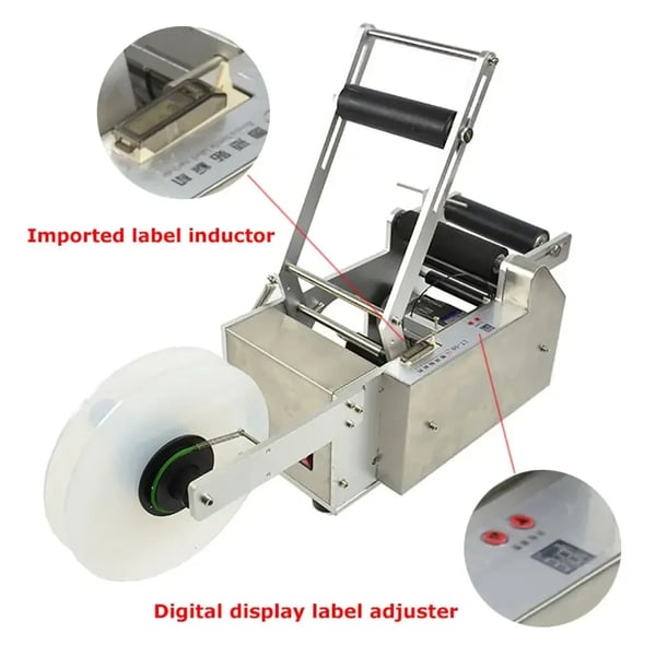 Etiketteringsmaskine, Effekt: 120W, Max. Etiketstørrelse: 150(B)mm x 250(L)mm, Min. Etiketstørrelse: 26(B)mm x 25(L)mm