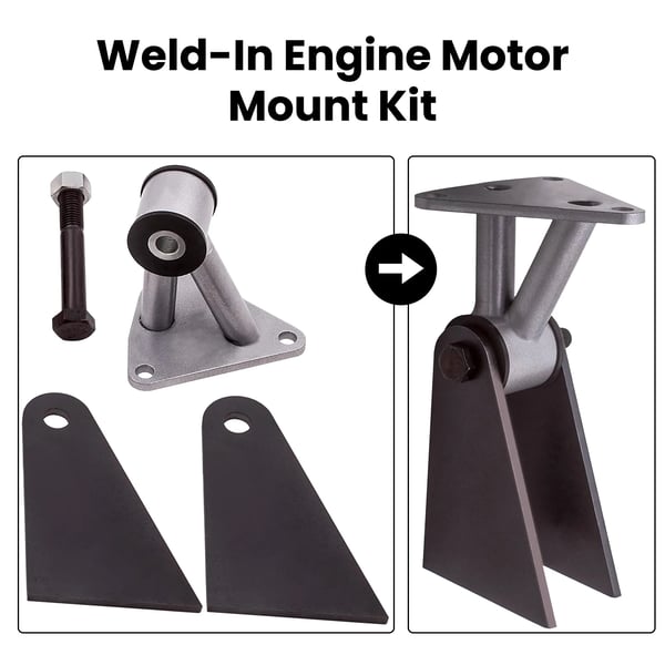 Motorbeslag, kompatibelt med Chevy-motorer, inkluderer hardware