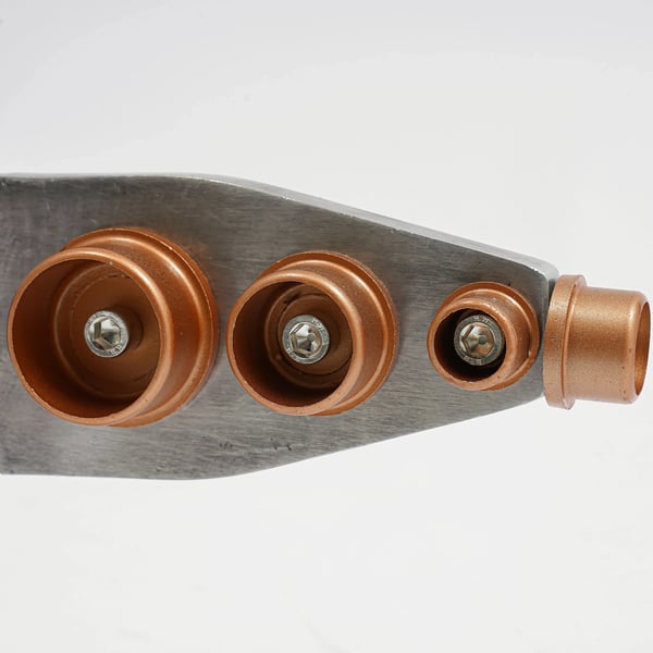 Rørsveller, 850W Effekt, Justerbar Temperaturinterval 0-380°C, Støbehoveder 20-63mm, Kompakt Størrelse 33.5x13.5cm, Vægt 2.14kg