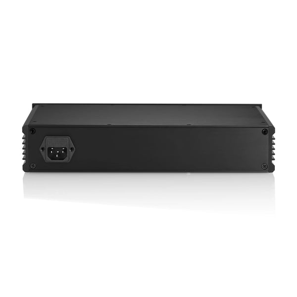 Forstærker, Audio Chassis, 320x248x62mm Dimensioner, 300x237x54mm Indre Rum, 2,5kg Vægt, Aluminiumlegering Materiale, Flere Tilbehør Inkluderet
