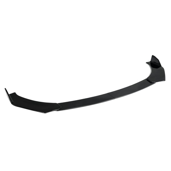 Bil Front Bumper Splitter, Universel Pasform, Nem Installation,Glansfuld Sort